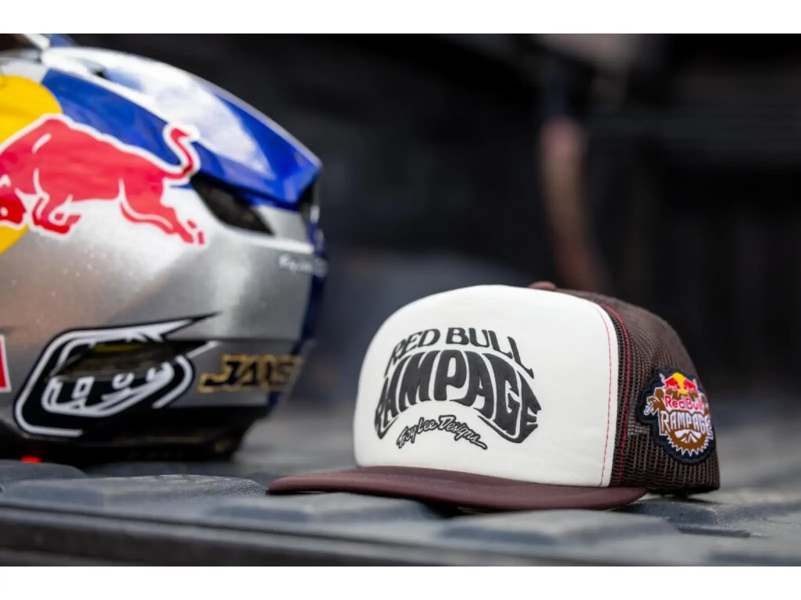 Troy Lee Designs x Red Bull Rampage Intergalactic cap White/Brown