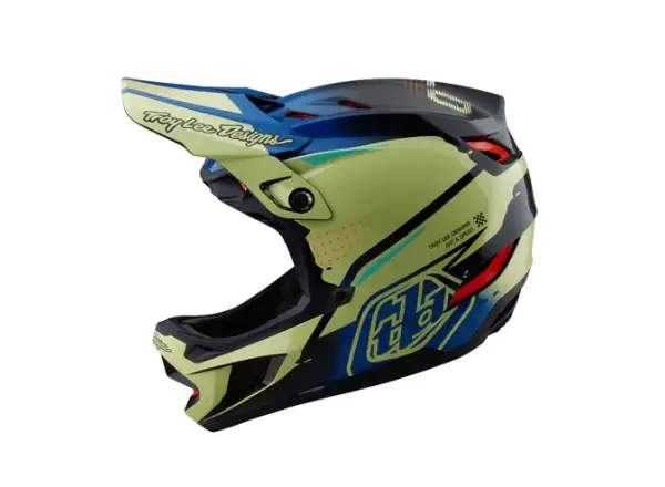 Troy Lee Designs D4 Composite helmet Drip Glo Yellow