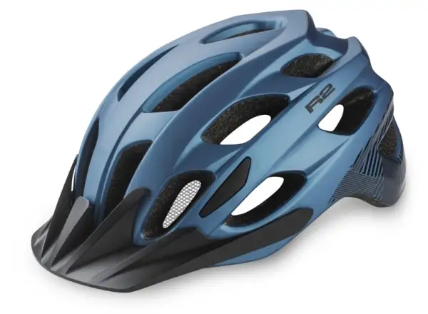 R2 Cliff cycling helmet petrol blue/black