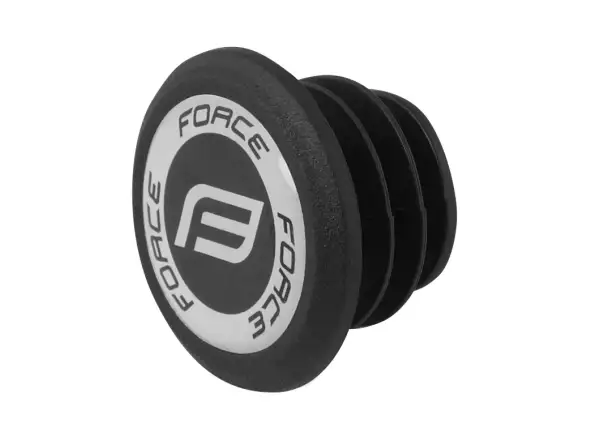 Force end cap PVC with logo for handlebar 1pc