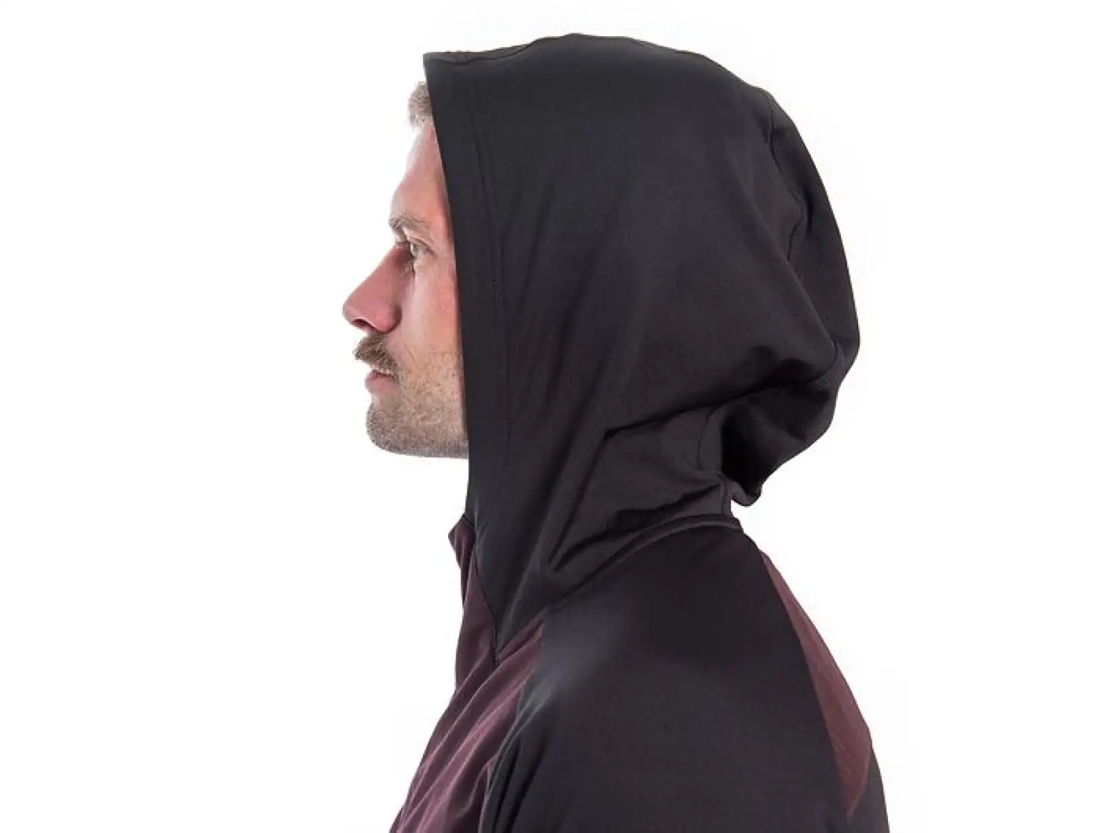 Sensor Coolmax Thermo men's jacket Black/Port Red