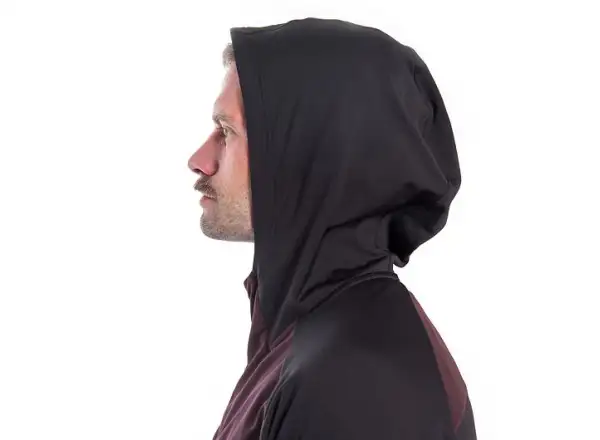 Sensor Coolmax Thermo men's jacket Black/Port Red