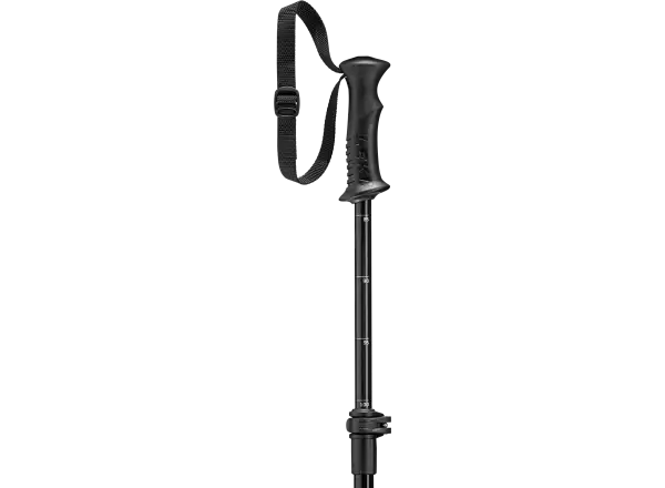 Leki Rider Vario kids' downhill poles Black-warm Grey light, 85 - 105 cm