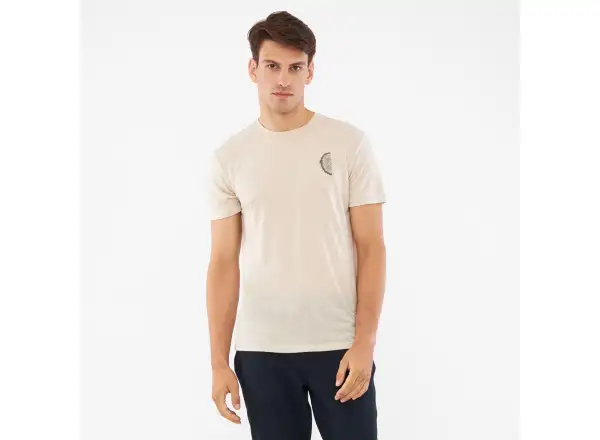 Viking Rune men's T-shirt short sleeve beige/olive