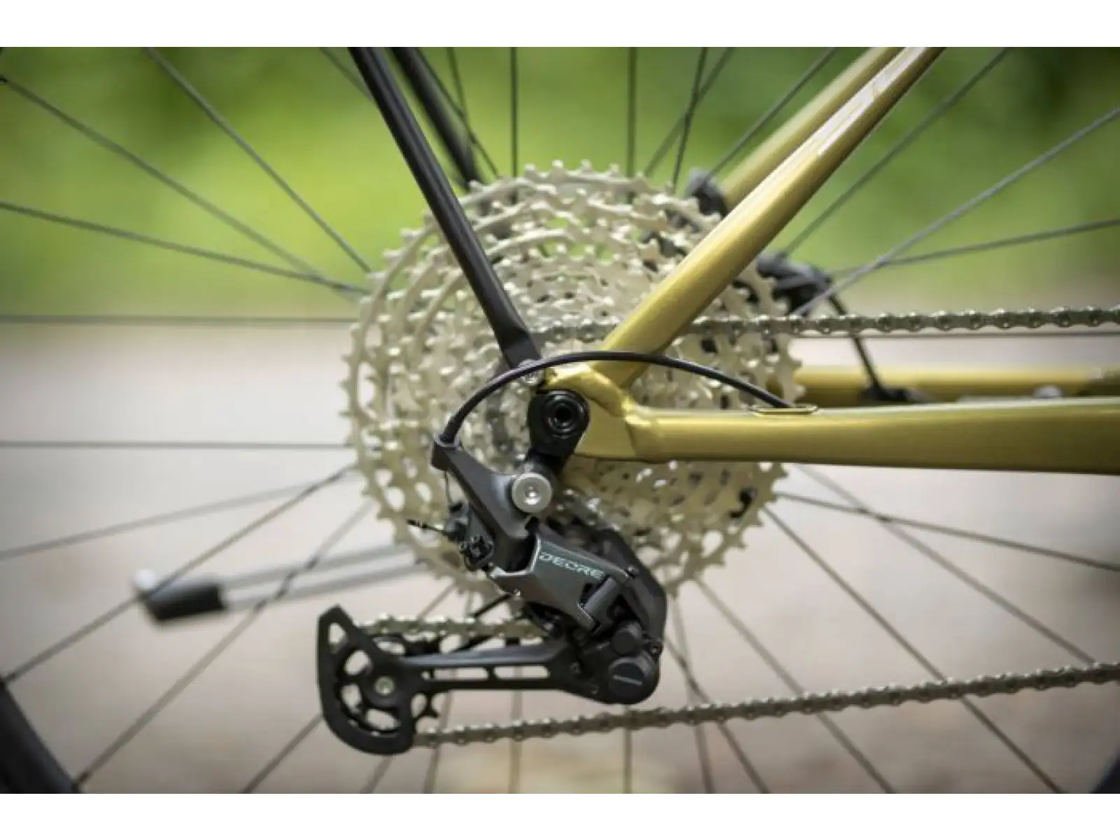 Superior eXR 6090 Touring trekking e-bike Matte Olive Metallic/Chrome Silver