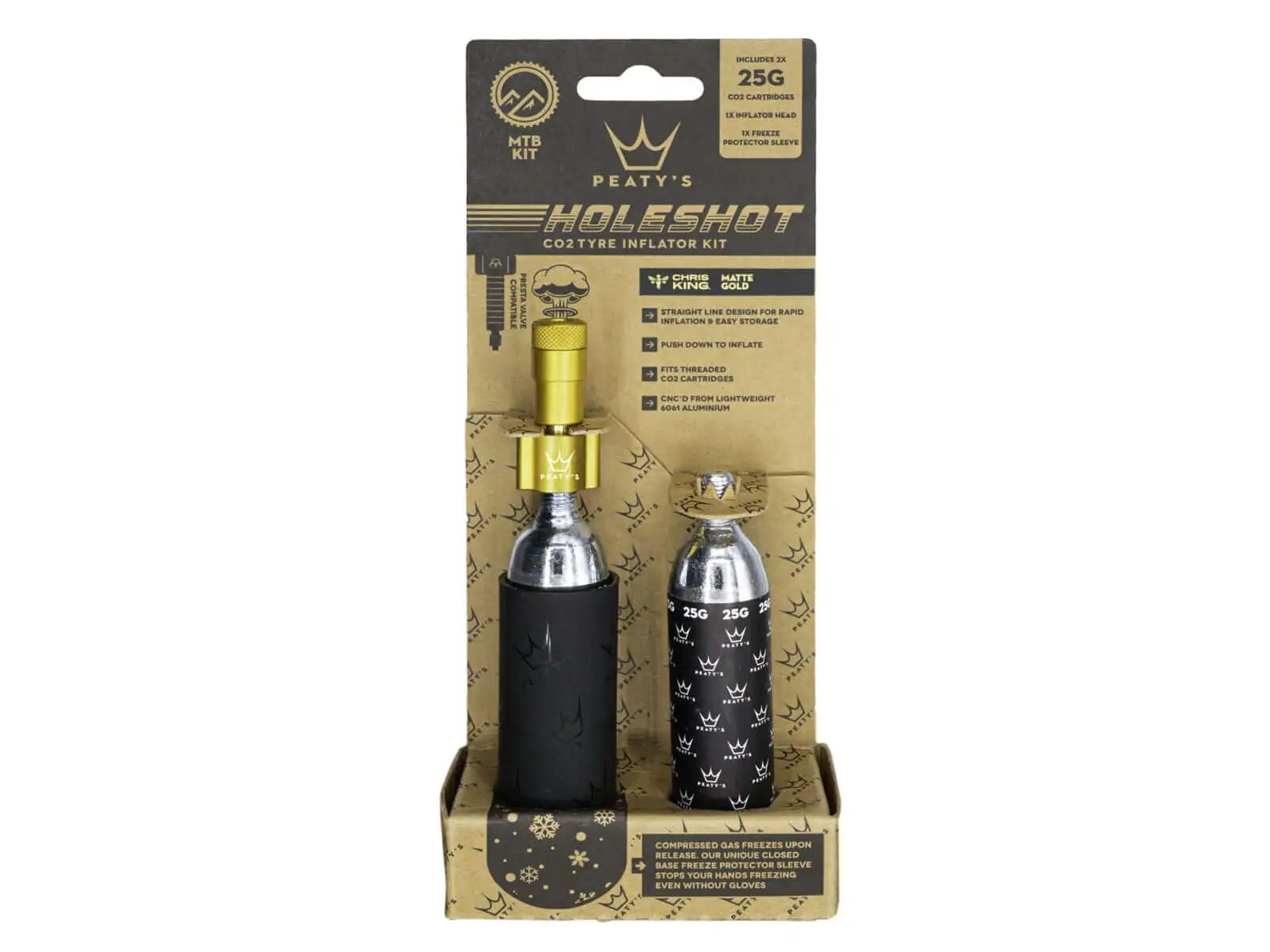 Peatys Holeshot CO2 kit 25 g Gold