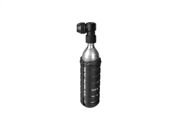 Topeak Nano AirBooster L pump black + 16g CO2 cartridge