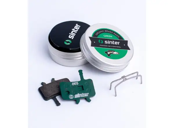 Sinter Avid Juicy, BB7 brake pads polymer green