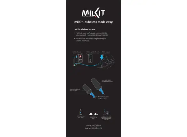 milKit booster 2-in-1 pressure pump 0.6 l black