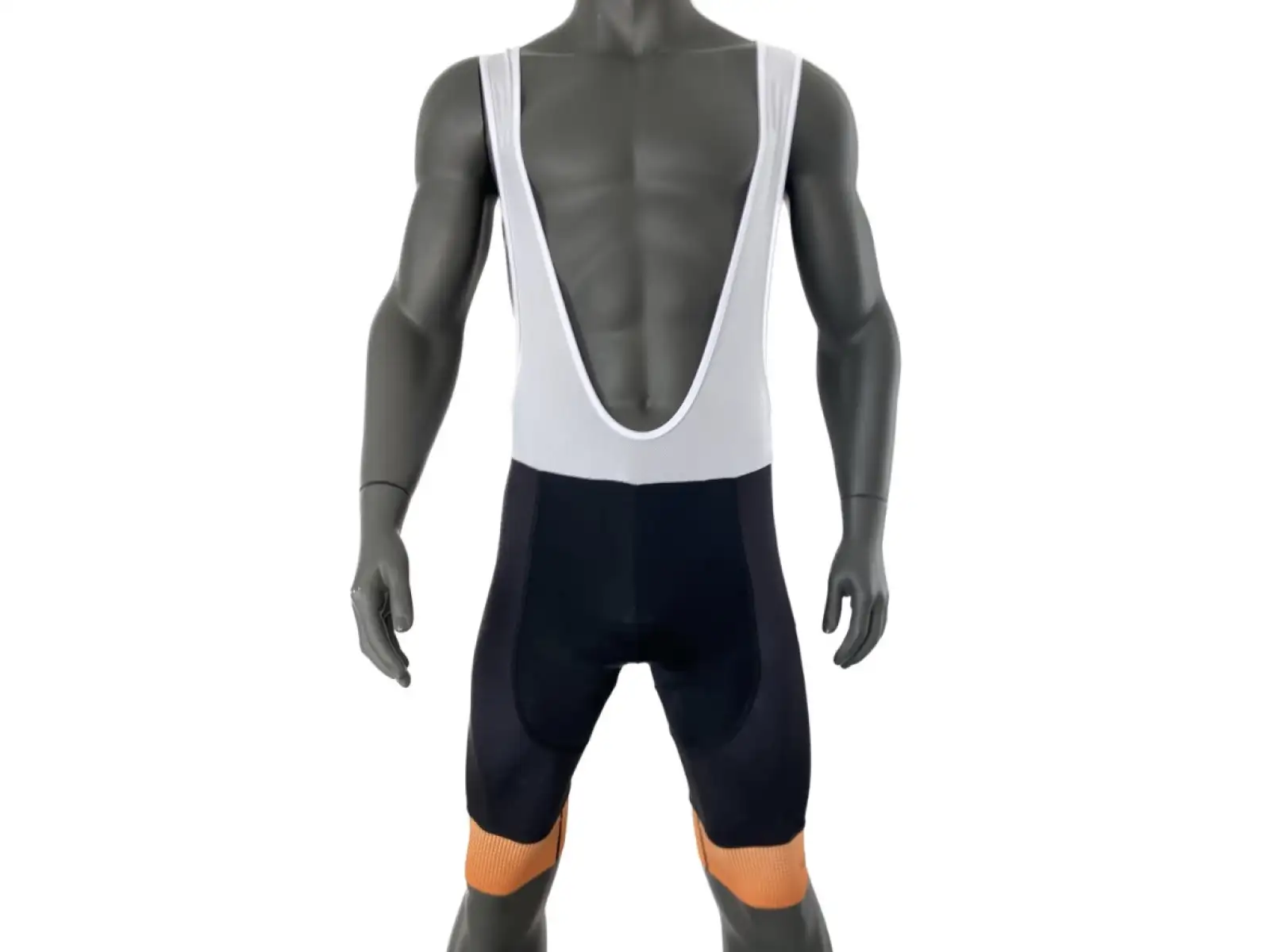 Koloshop Force men's shorts with padding and braces orange