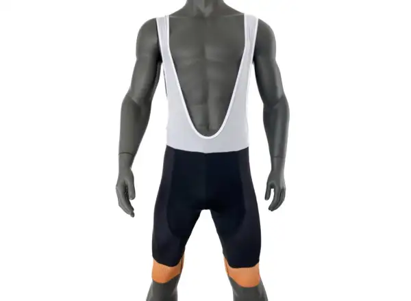Koloshop Force men's shorts with padding and braces orange
