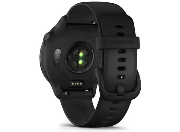 Garmin vívoactive 6 smart watch Slate silicone strap Black