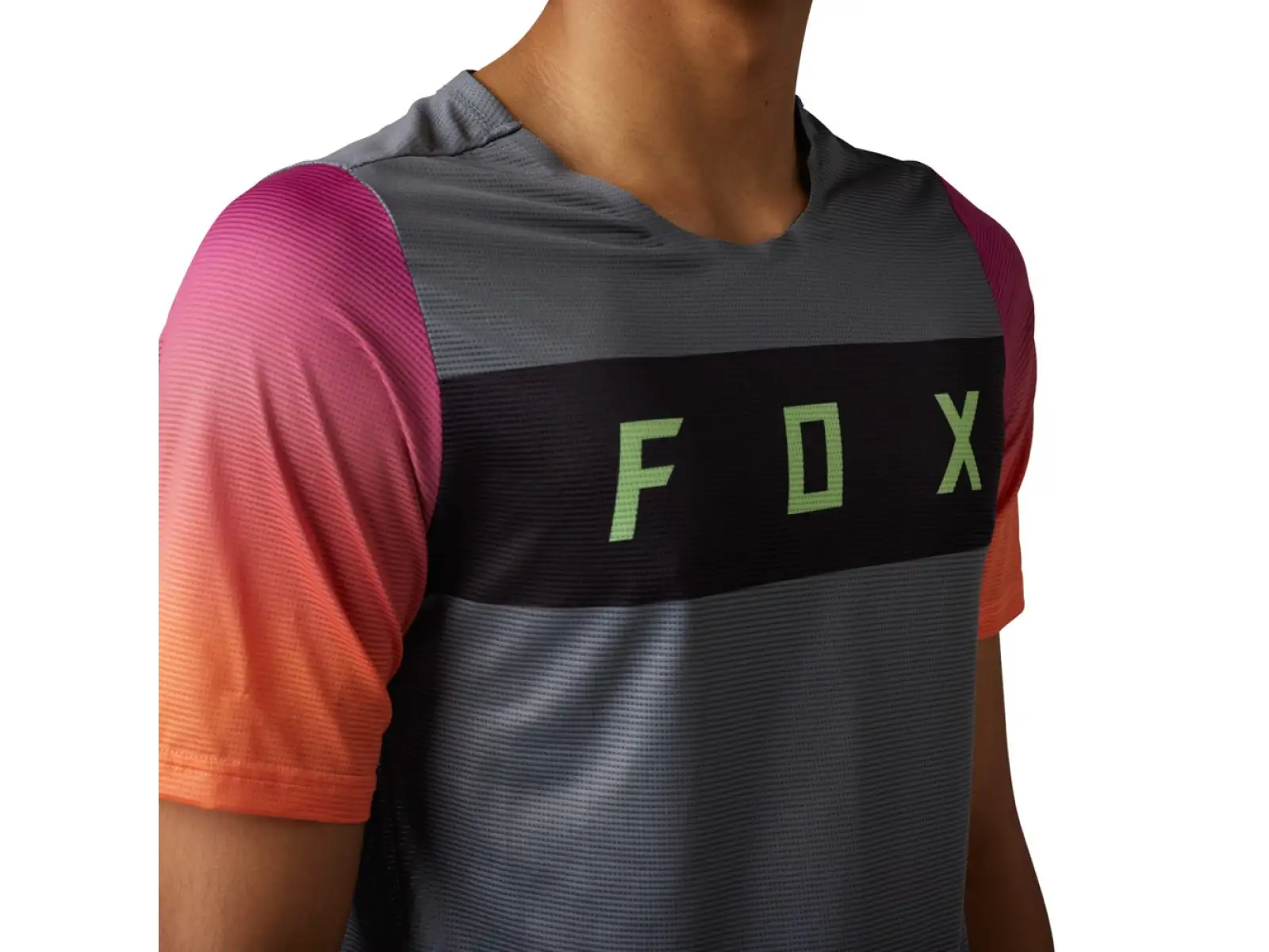 Fox Flexair Arcadia men's jersey short sleeve Pewter