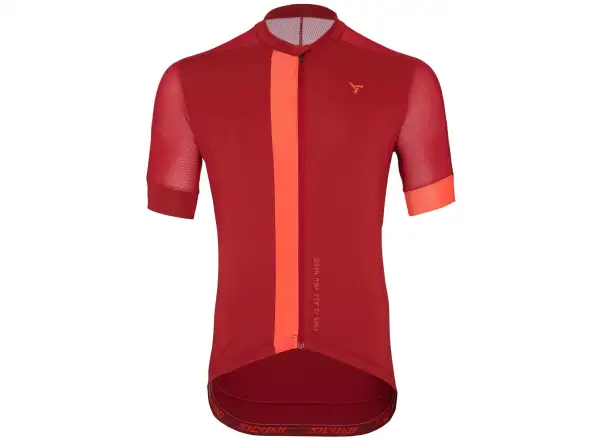 Silvini Carnio men's jersey short sleeve Merlot/Ruby
