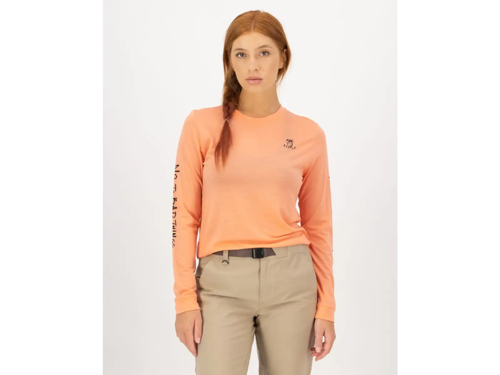 Mons Royale Icon Merino women's long sleeve T-shirt Punch