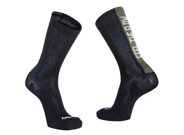 Northwave Feel The Flow Socks Black/Forest Green