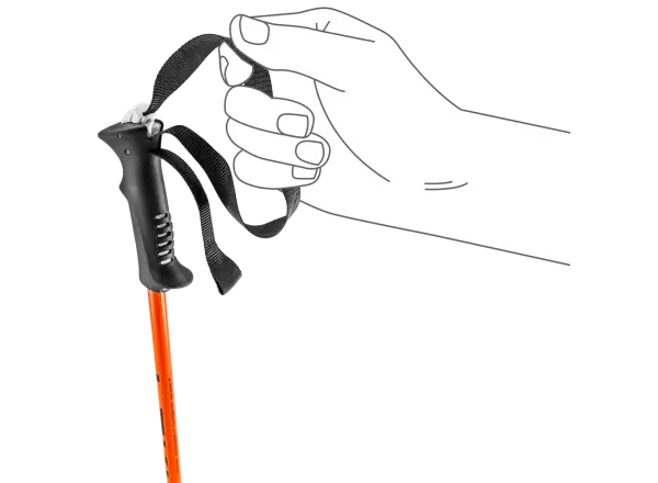 Legacy Junior trekking poles Orange
