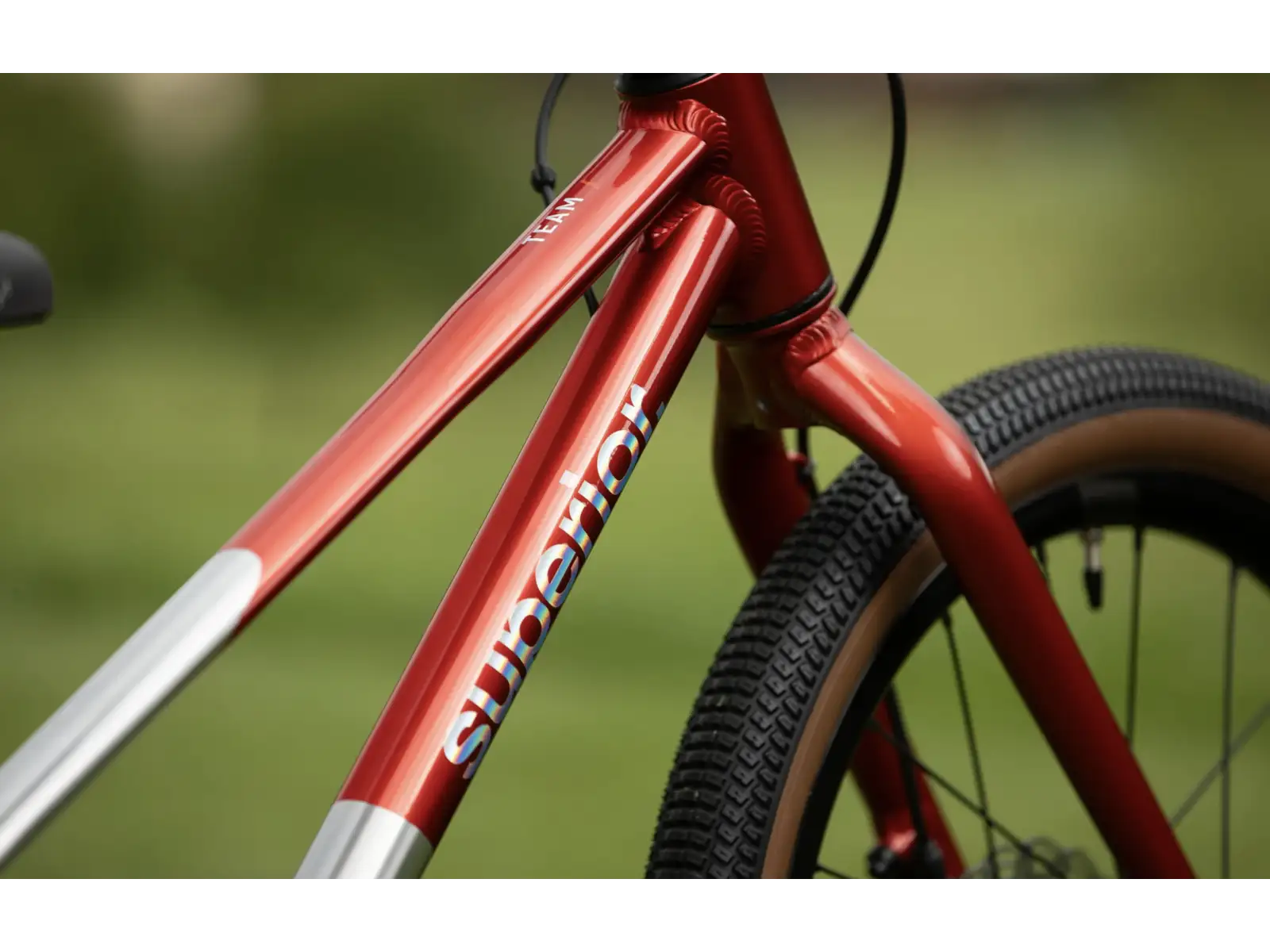 Superior TEAM 20 kids bike Gloss Brushed Alu / Red