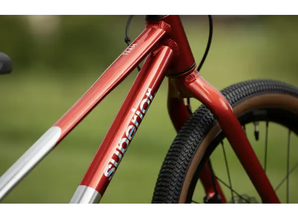 Superior TEAM 20 kids bike Gloss Brushed Alu / Red