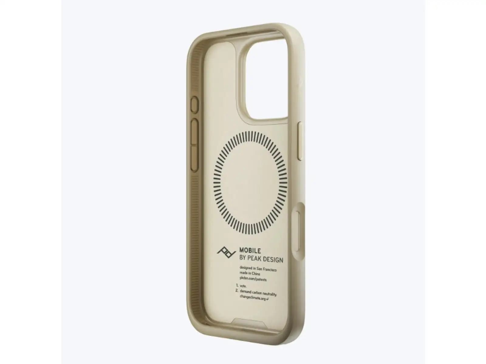 Peak Design Mobile Everyday Clarino Case iPhone 16 Pro phone case Bone