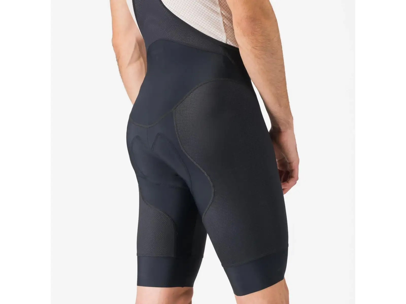 Castelli Competizione 2 men's shorts with insert and braces Black