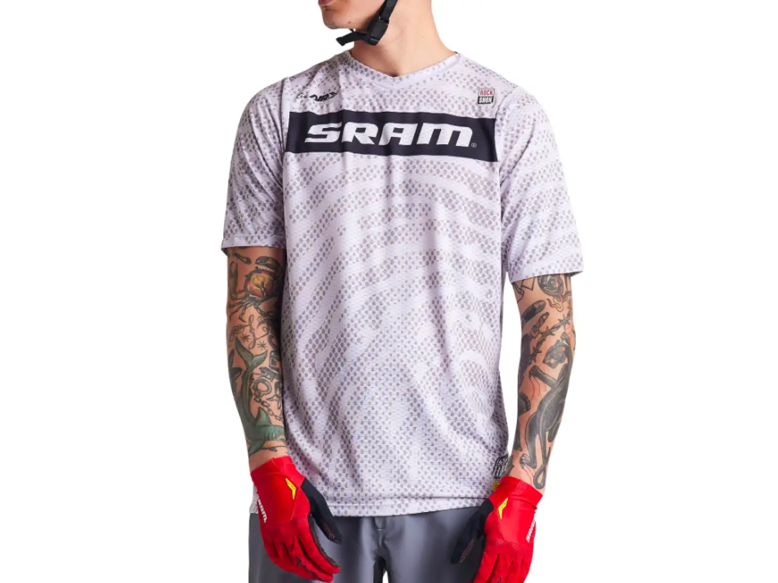 Troy Lee Designs Skyline Air SRAM men's jersey short sleeve Roots Cement