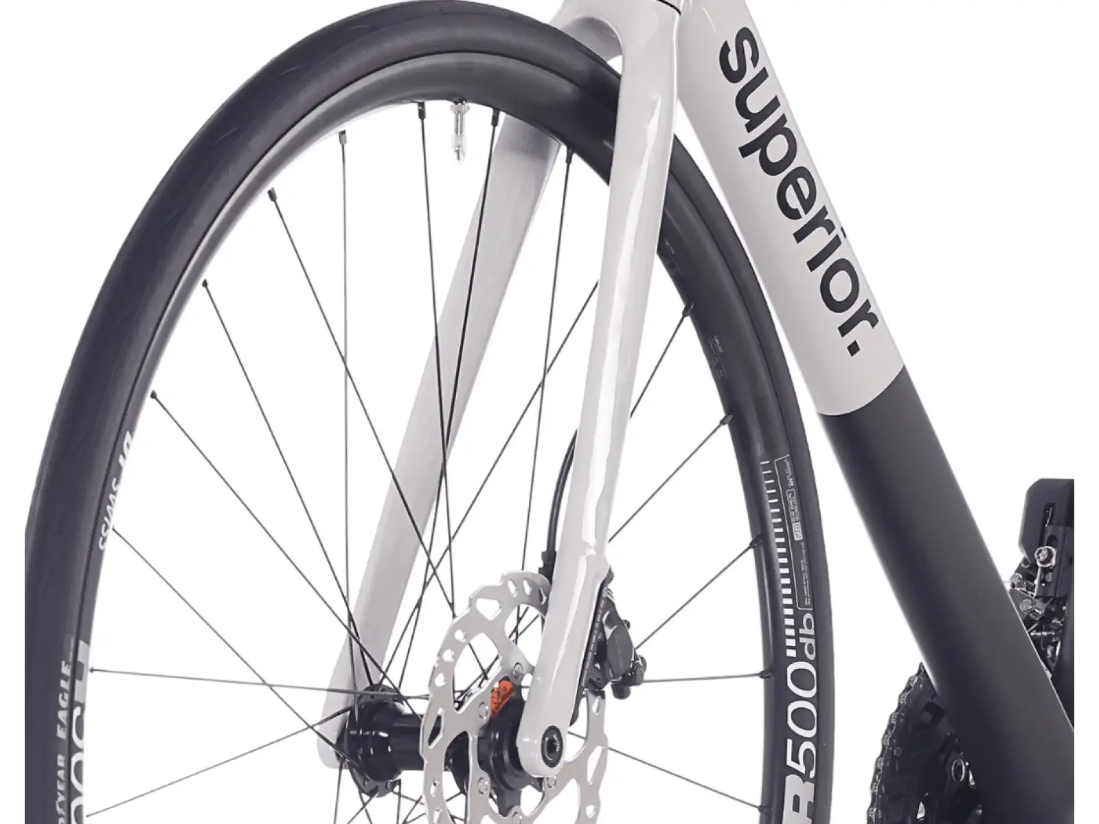 Superior RR 9.5 road bike Matte Carbon / White