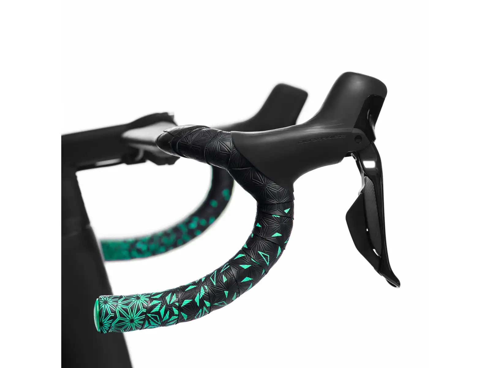 Supacaz Super Sticky Kush Star Fade bar tape celeste star fade/celeste plugs