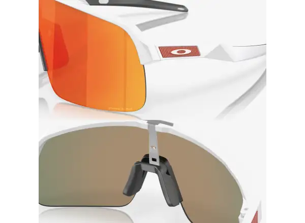 Oakley Sutro Lite sunglasses Matte White/Prizm Ruby