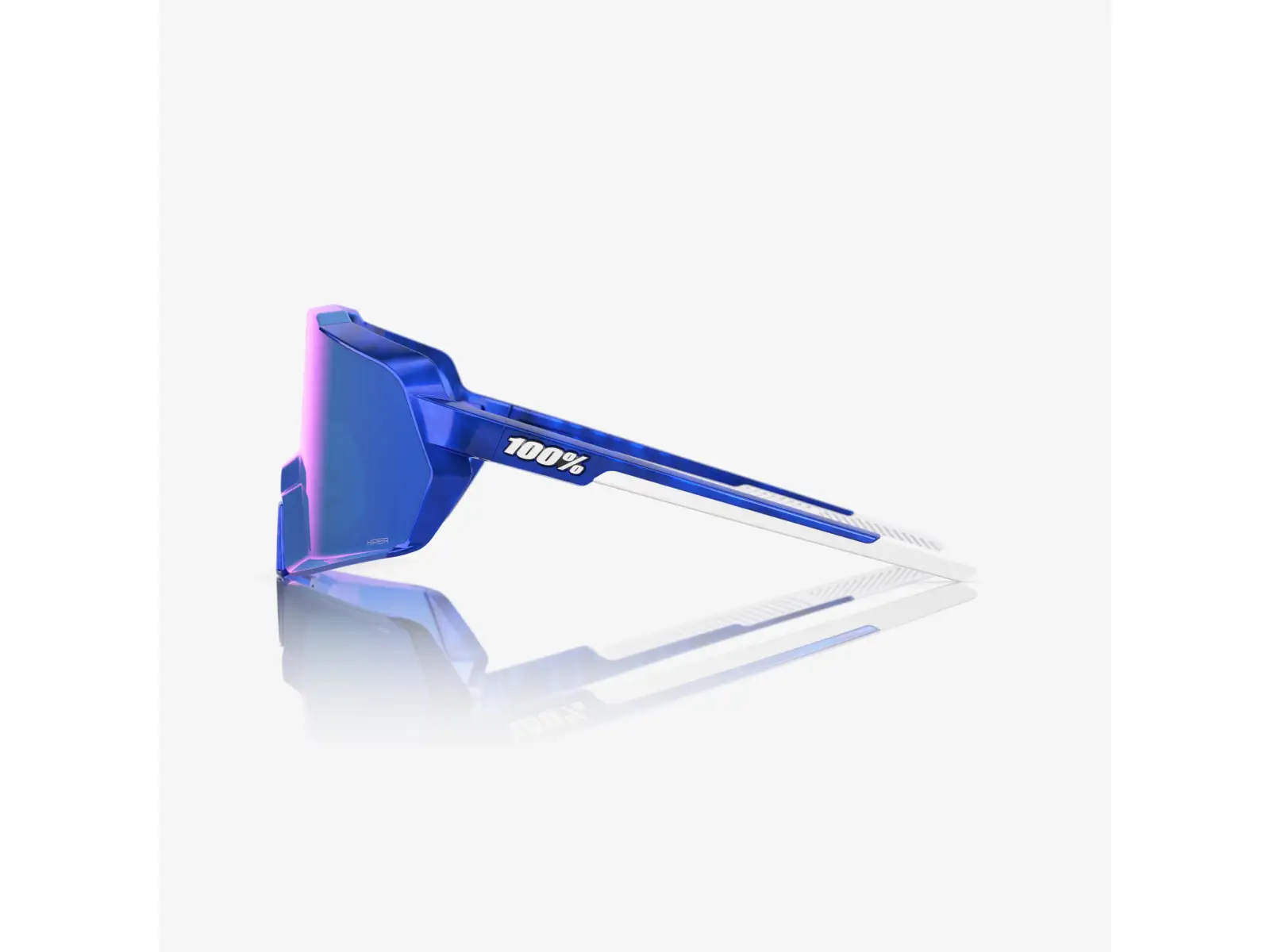 100% Korbin RBH glasses Gloss Blue Holographic/HiPER Royal Blue Mirror Lens