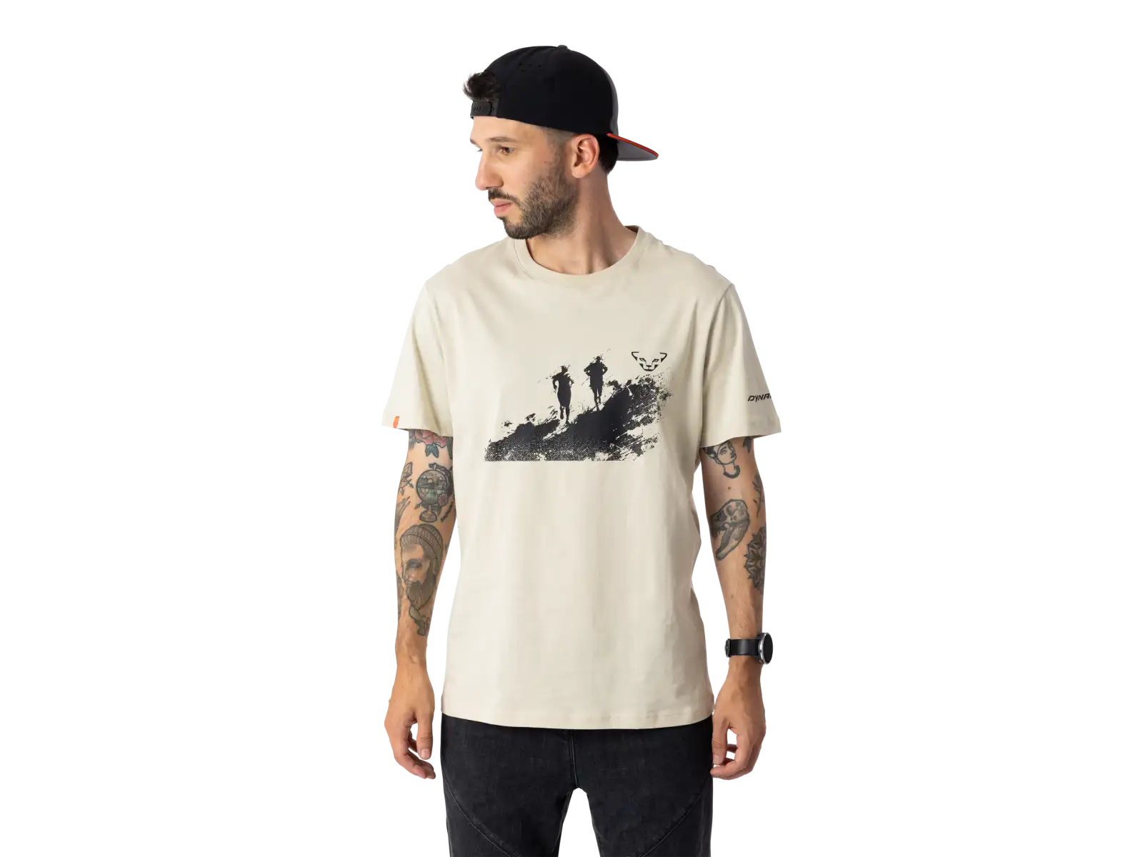 Dynafit Graphic Cotton men's T-shirt short sleeve Overcast/Runners