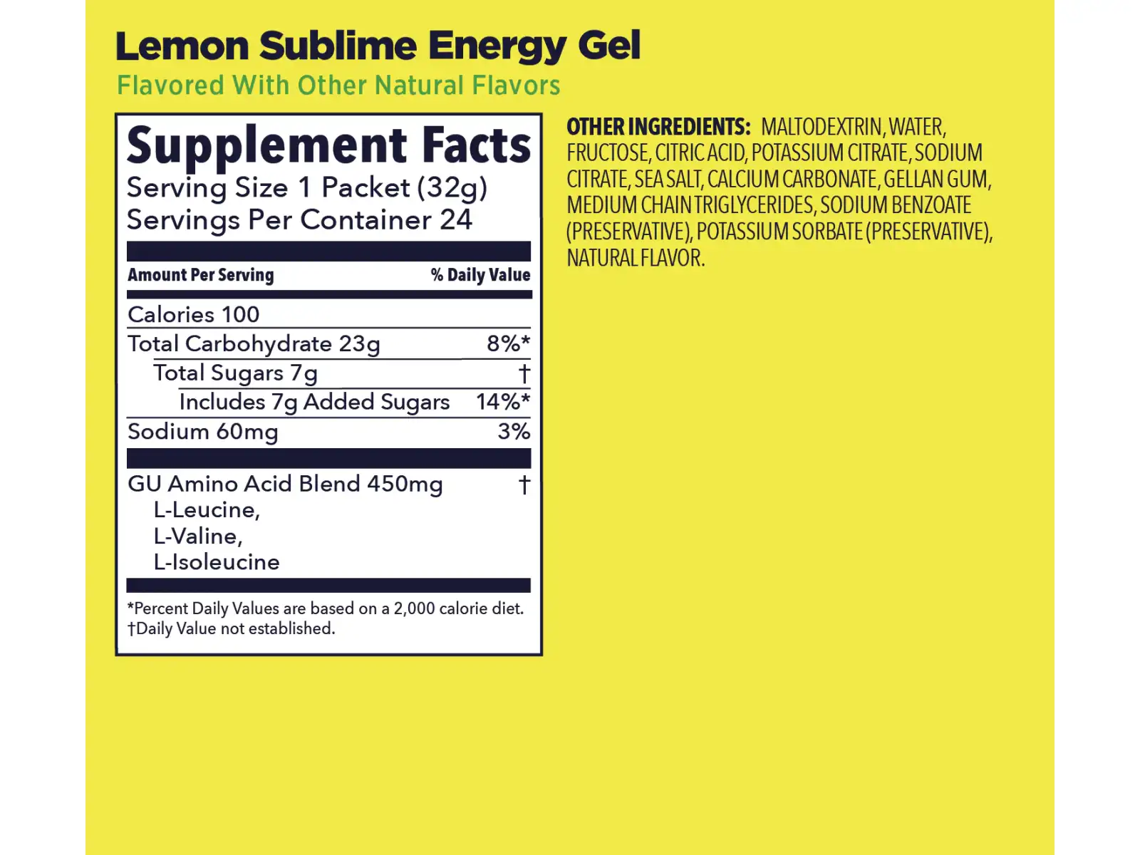 GU Energy Gel pouch 32 g Lemon Sublime