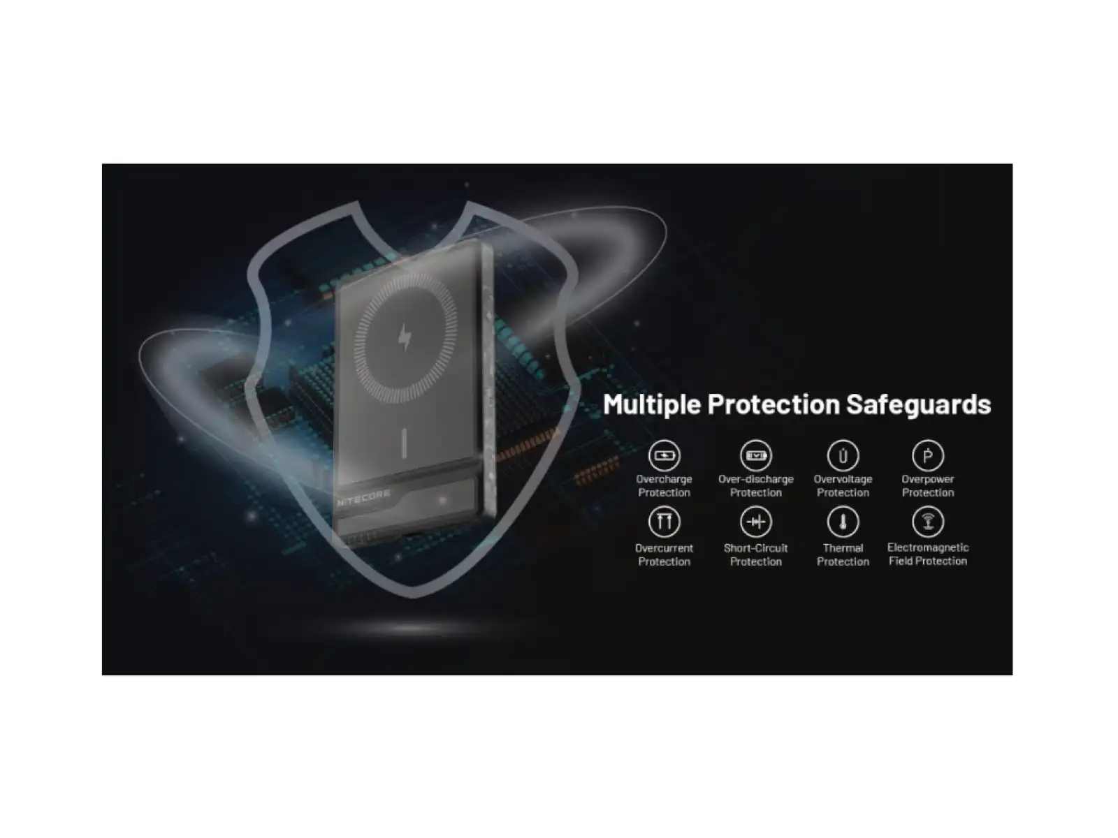 Nitecore NW5000 power bank with wireless charging