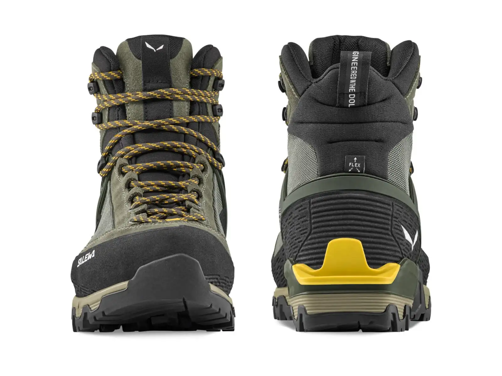 Salewa Mountain Trainer 3 Tech Mid GTX men's hiking boots Faded Green/Forest Night