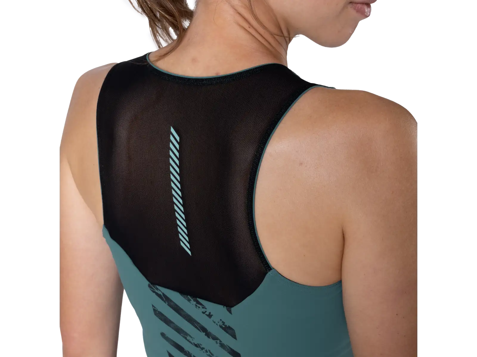 Dynafit Trail Crop Top women's sleeveless shirt Black Out