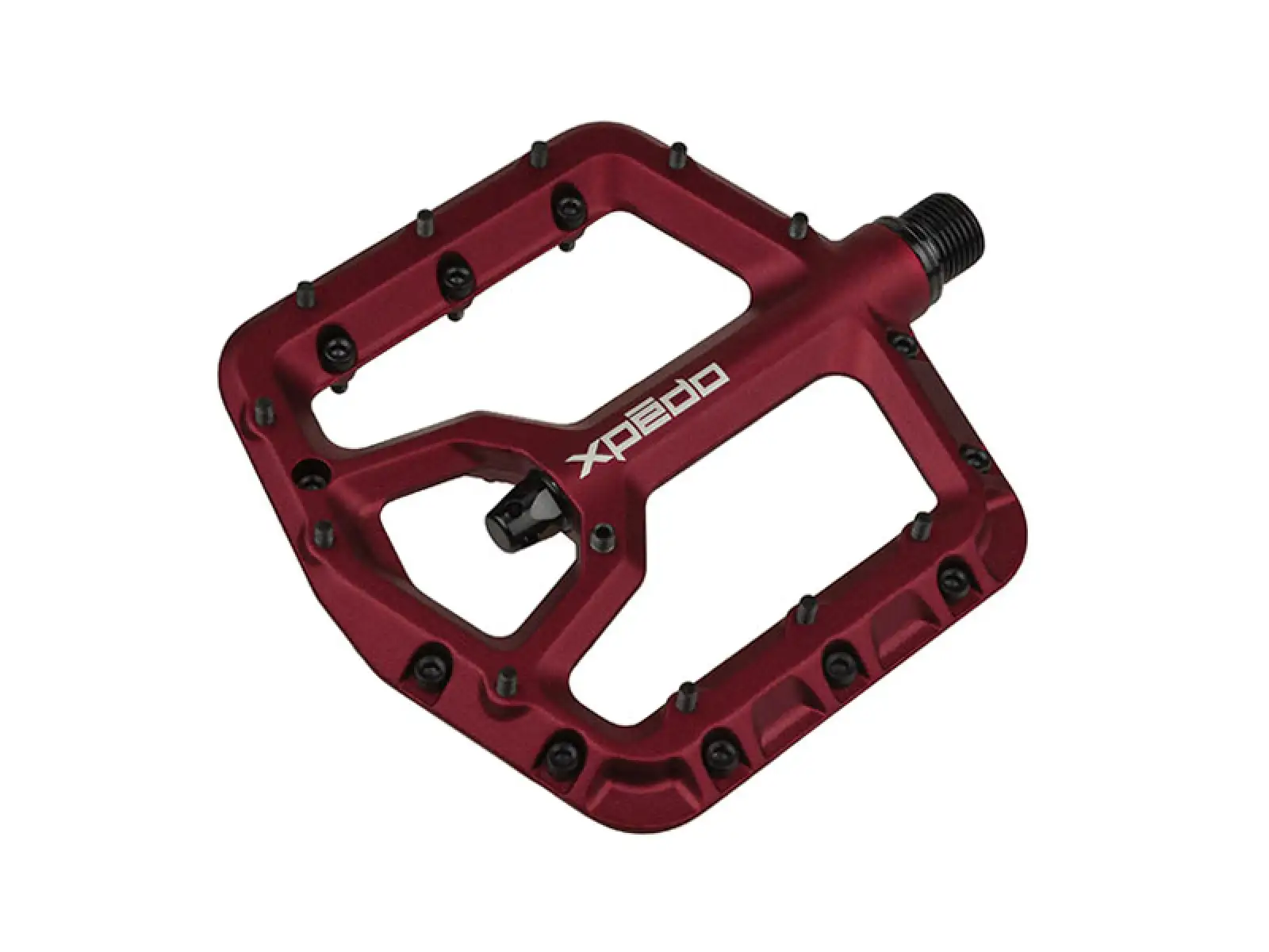 X-pedo Trident Large platform pedals red