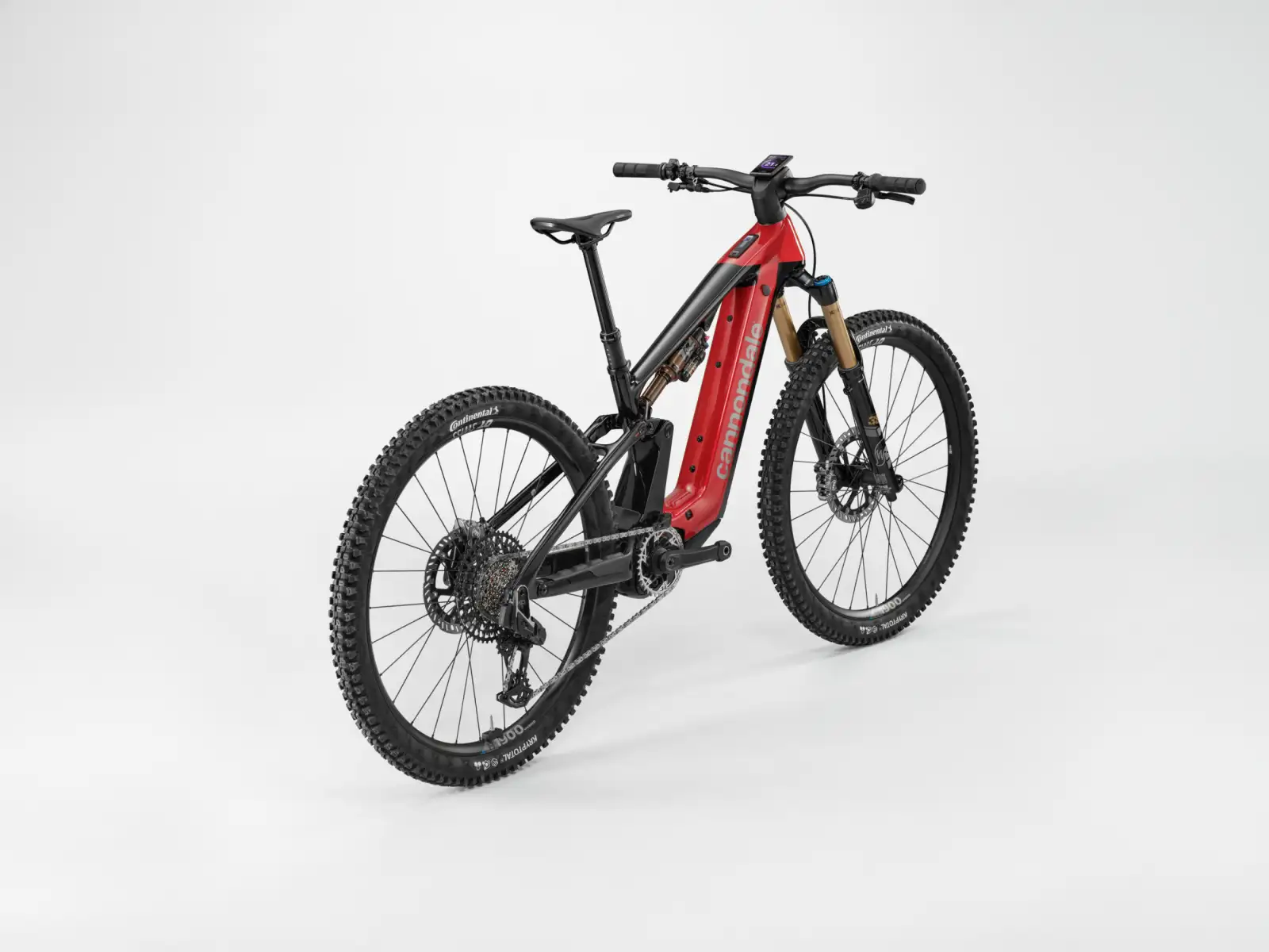 Cannondale Moterra Carbon 1 full-suspension e-bike Metallic Red