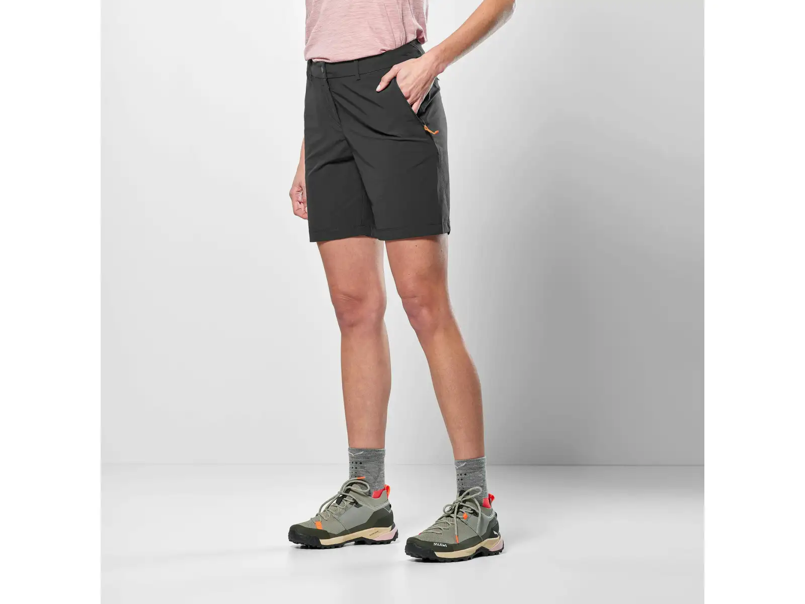 Salewa Puez Talvena Durastretch women's shorts Black Out