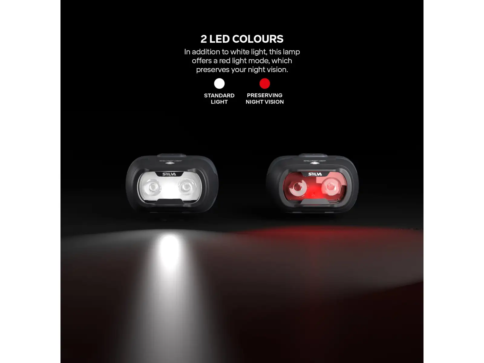 Silva Seek 450 Recharge headlamp Whiteout