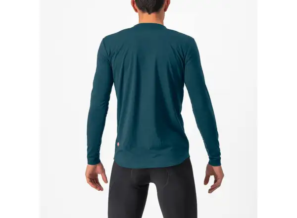Castelli Unlimited Merino men's jersey long sleeve deep teal