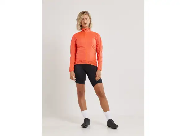 Craft ADV Essence Light Wind women's cycling jacket orange