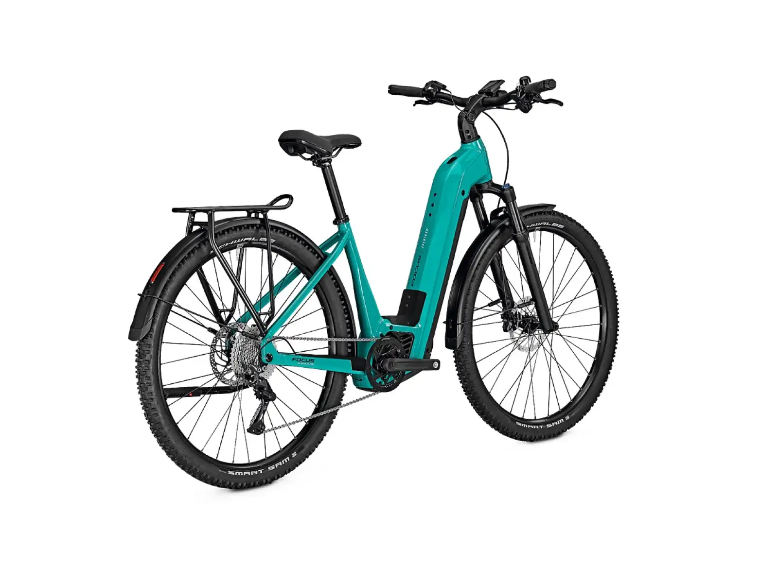 Focus Aventura2 6.7 WA 625Wh mountain e-bike Bluegreen Glossy/Black