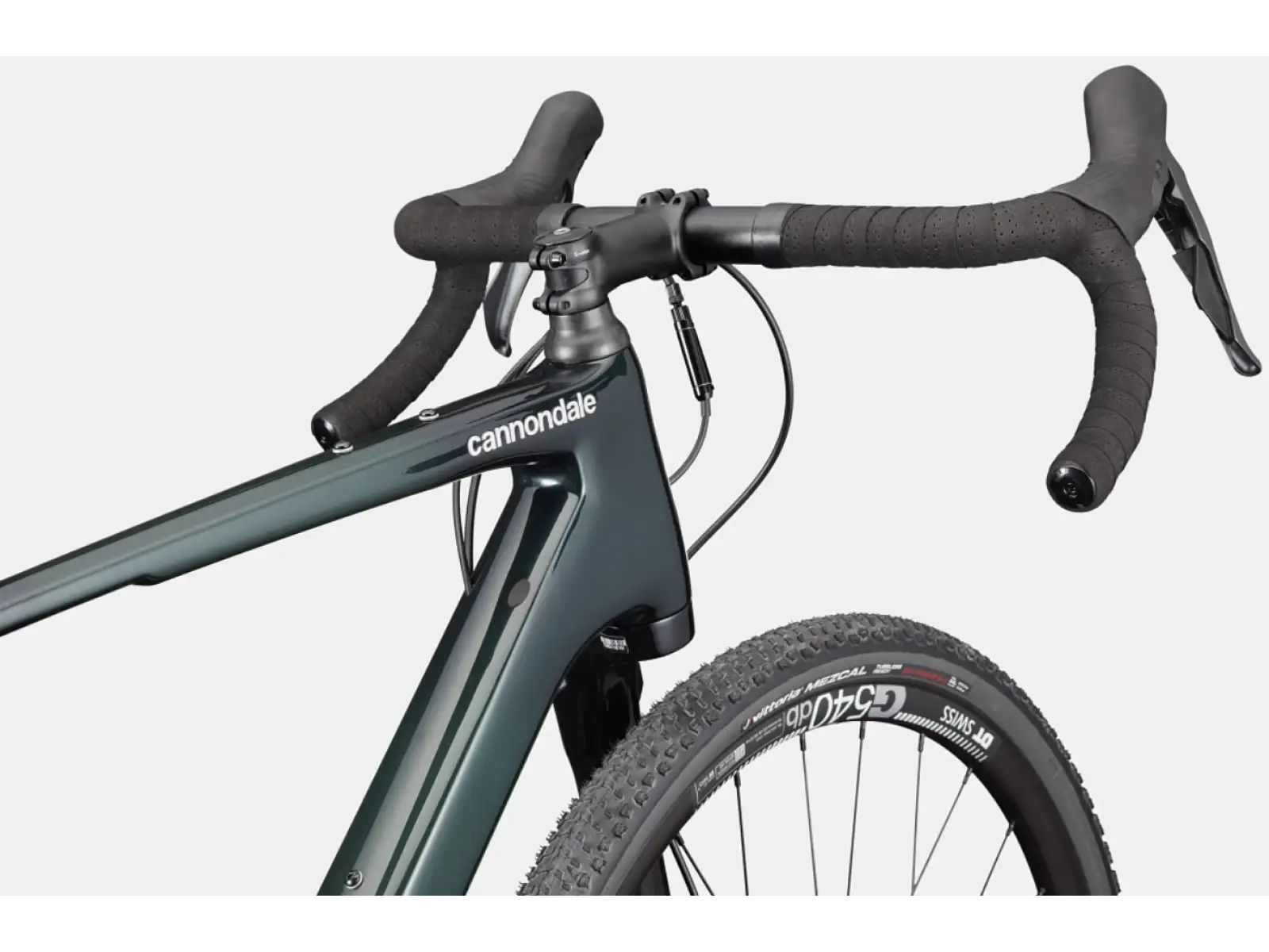 Cannondale Topstone Carbon 2 Lefty gravel bike Green size M