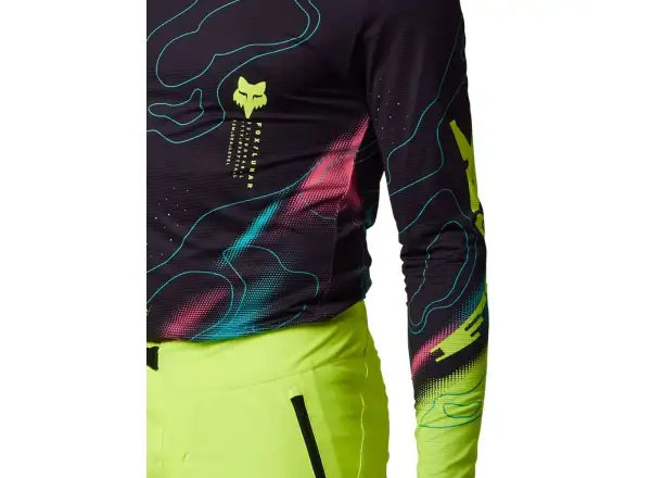 Fox Flexair Lunar men's jersey long sleeve Black