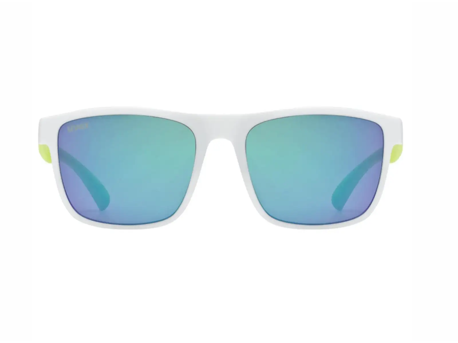 Uvex Rookie children's glasses White/Lime Matt/Mirror Green