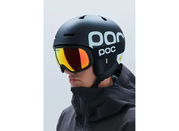 POC Fovea ski goggles Uranium Black/Partly Sunny Orange