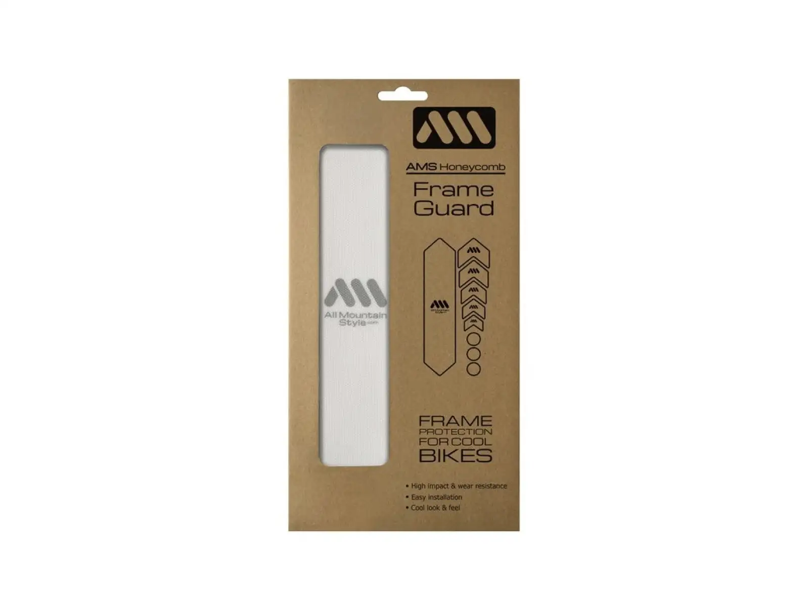 All Mountain Style frame protection decals basic Clear/Silver