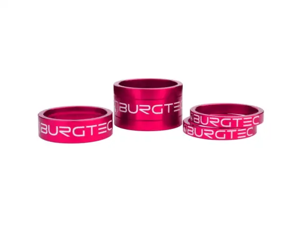 Burgtec Spacer Kit 5/5/10/20 mm pink