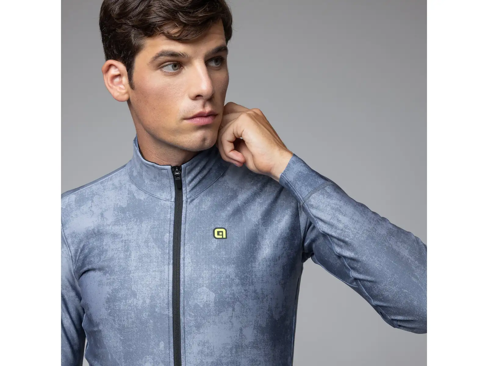 Alé PR-E Profile men's winter cycling jacket Powder Blue