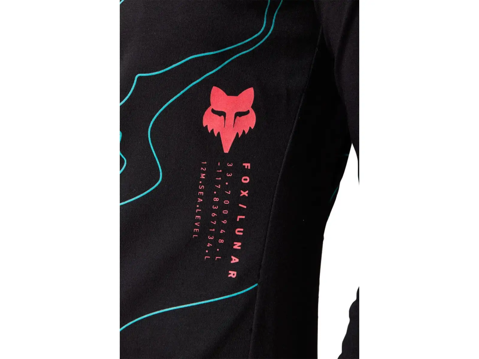 Fox W Ranger Mid Ls Lunar women's jersey long sleeve Black